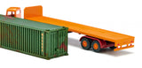 17055405 - Magirus Deutz Flatbed Semi Trailer Truck (HO Scale)