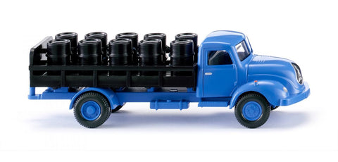 17057003 - Magirus S 3500 Flatbed Lorry - Scholven-Chemie (HO Scale)