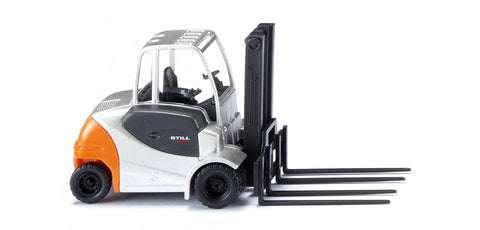 17066361 - Forklift Truck - Still RX 60 with Four Forks (HO Scale)
