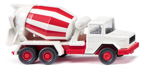 17068205 - Magirus Deutz Concrete Mixer – Cream White/Red (HO Scale)