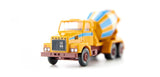 17068207 - Volvo N10 Concrete Mixer - Maize Yellow/Light Blue (HO Scale)