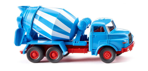 17068208 - MAN Concrete Mixer - Blue/White (HO Scale)