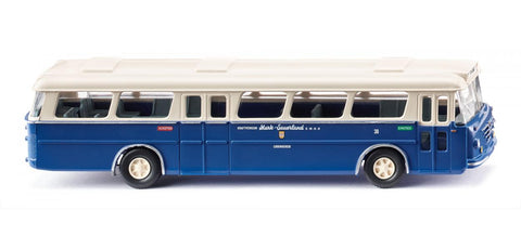 17072103 - Büssing Senator Bus - Mark Sauerland Logo (HO Scale)