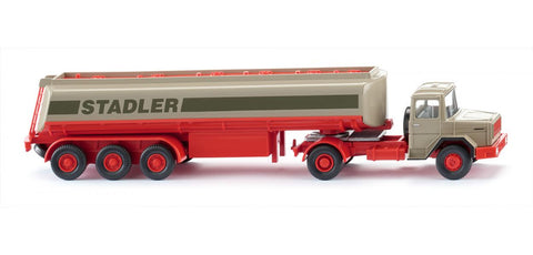 17078006 - Magirus Deutz Tanker Trailer Truck - Stadler Logo (HO Scale)