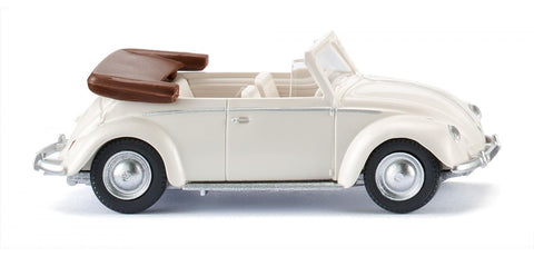 17079405 - VW Käfer 1200 Convertible - Pearl White (HO Scale)