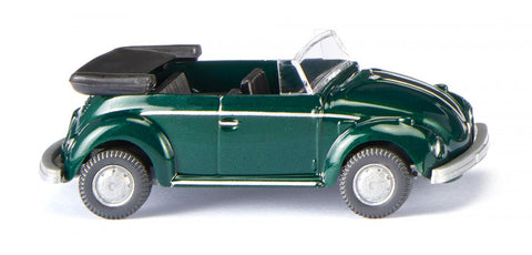 17080208 - VW Beetle Convertible - Metallic Green (HO Scale)