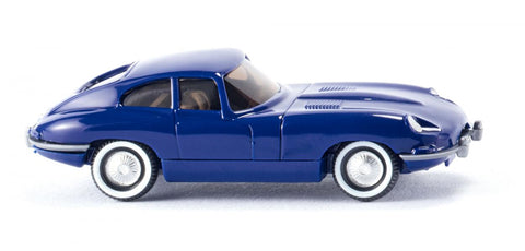 17080302 - Jaguar E-Type Coupé - Dark Blue (HO Scale)
