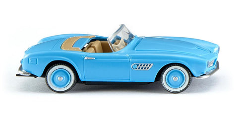 17082906 - BMW 507 Convertible - Light Blue (HO Scale)