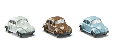 17090002 - Three VW Beetles (N Scale)