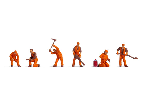 Noch 18012 - Figure Set - Track Construction Team (HO Scale)