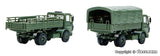 Kibri - 18051 - Military Truck MB 1017/1017A Flatbed Truck Kit - 2pc (HO Scale)