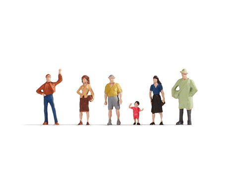 Noch 18100 - Hobby Figures - Pedestrians C (HO Scale)