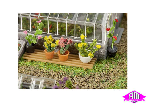 Faller - FAL-181270 - Potted Plants 6pc (HO Scale)