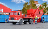 Kibri - 18201 - Fire Brigade MAN 2-Axle Skip Loader Kit (HO Scale)