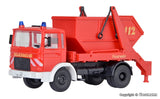 Kibri - 18201 - Fire Brigade MAN 2-Axle Skip Loader Kit (HO Scale)