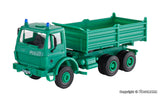 Kibri - 18247 - Police MB 3-Axle Tipper Kit **Discontinued** (HO Scale)