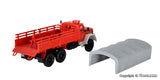 Kibri - 18264 - Fire Brigade MAGIRUS Jupiter with Platform and Tarpaulin Kit (HO Scale)