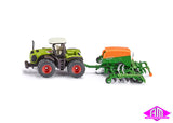 1826 - Claas Tractor with Seeder (HO Scale)