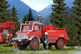 Kibri - 18270 - Fire Brigade UNIMOG Forest Fire-Fighting Vehicle Kit (HO Scale)