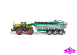 1827 - Claas Xerion Tractor with Vacuum Slurry Tanker (HO Scale)