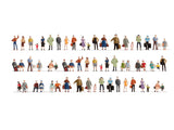 Noch 18401 - Mega Economy Figures Set - 60 Figures B (HO Scale)