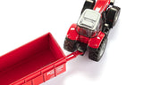 1844 - Massey Ferguson Tractor with Trailer (HO Scale)