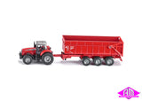 1844 - Massey Ferguson Tractor with Trailer (HO Scale)