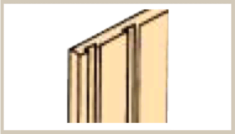 18BAB - Board and Batten Siding - 1/8" (24" Length)