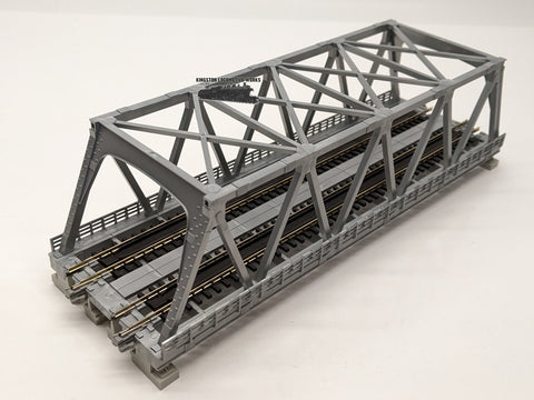 KA20-437 - Unitrack Double Truss Bridge - Silver (N Scale)