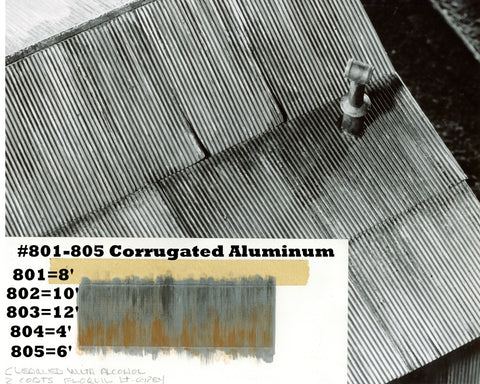200-801 - Corrugated Sheet Metal 8ft (HO Scale)