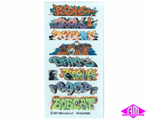 184-2258 - Graffiti Decals Mega #9