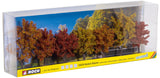 Noch 25070 - Autumn Trees 7pc (8 - 10cm)
