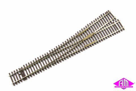 Micro Engineering - 14-705 - Flex-Trak Turnout - Code 83 - #6 Frog - Left Hand (HO Scale)