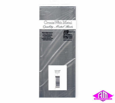 K&S - #257 - Aluminium Sheet - 0.064 x 4" x 10" (1.63 x 102 x 254mm) 1pc