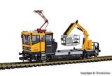 Kibri - 2618 - ROBEL Track Motor Car 54.22 WIEBE with Testing Pantograph and Working Basket, 2 Rail V. (HO Scale)