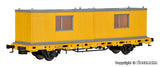 Kibri - 26268 - Low Side Car with 2 Containers GleisBau - Finished Model (HO Scale)