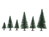 Noch 26822 - Fir Trees Extra High 10pc (16 - 19cm) (HO Scale)