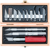 Excel - 271-44382 - Hobby Knife Set With Wood Box