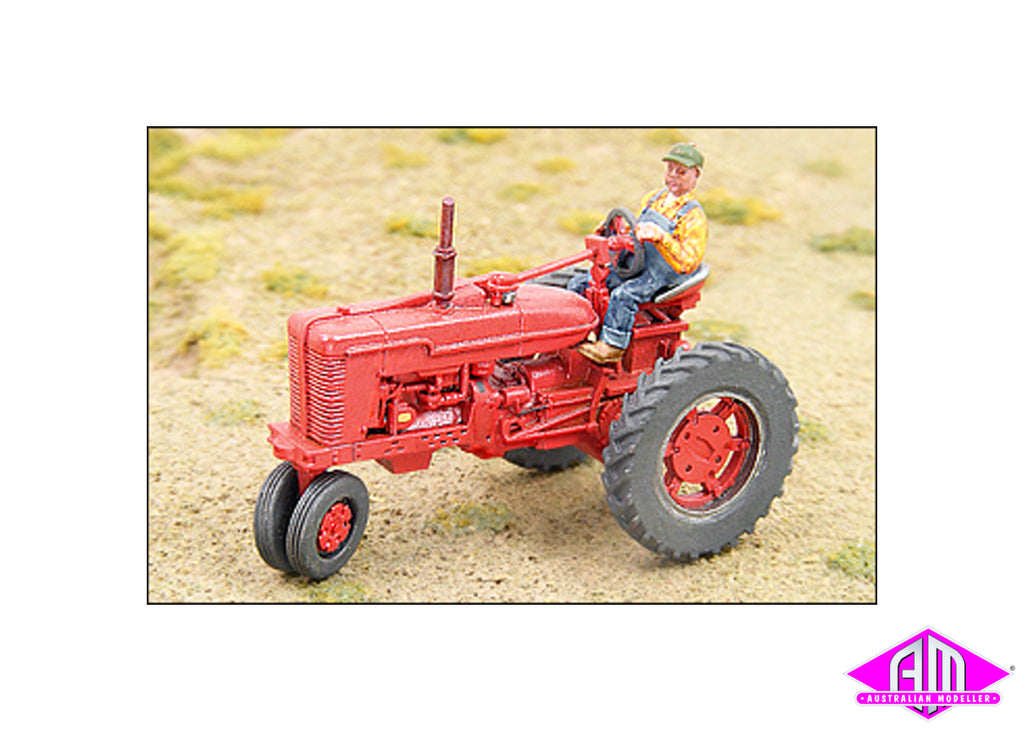 284-60001 1950s Farm Tractor Unpainted Kit (HO Scale