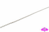 AL-29274 - Silver Chain 12" - 13 Links per Inch