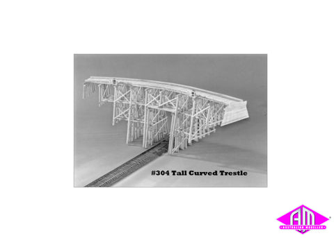 Tall Curved Trestle Bridge #304