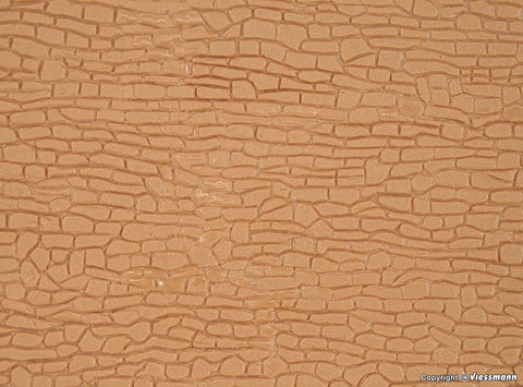 Kibri - 34120 - Wall Section - Natural Stone - 20 x 12 cm (HO Scale)