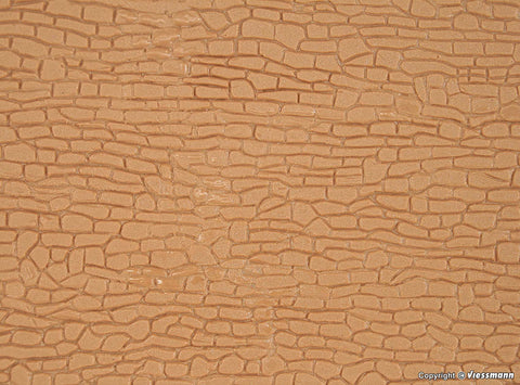 Kibri - 34120 - Wall Section - Natural Stone - 20 x 12 cm (HO Scale)