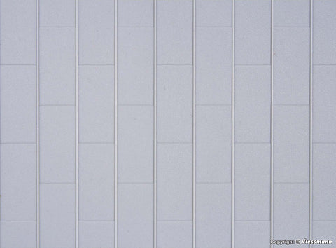 Kibri - 34148 - Roof Plate Tin - 20 x 12 cm (HO Scale)
