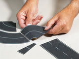 Noch 34204 - Federal Road Curve Grey 2pc 4cm (N Scale)