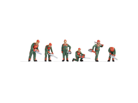 Noch 36061 - Figure Set - Forest Workers (N Scale)