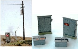361-495 - Block Relay & Ground Box Detail Set (HO Scale)