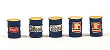 361-512 - Custom Barrels - Blue Feed & Seed (HO Scale)