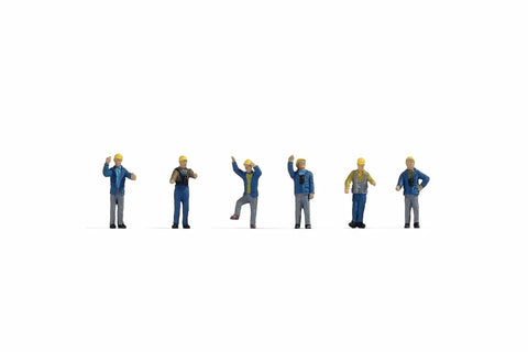 Noch 36279 - Figure Set - Shunters Epoch III & IV (N Scale)