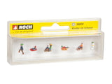 Noch 36819 - Figure Set - Children in the Snow (N Scale)